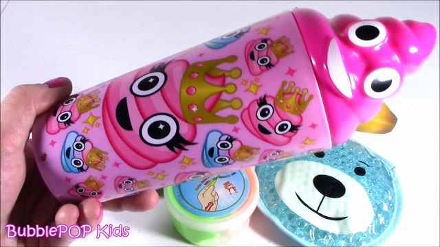 Cutting OPEN My Sisters HOMEMADE Squishies! Emoji POO SLIME! Banana! Bean Squeeze! Bouncy CLAY!