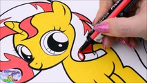 My Little Pony Coloring Book Mane 6 Filly Compilation MLP Surprise Egg and Toy Collector SETC