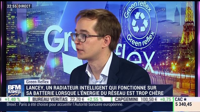 Green Reflex: Lancey, un radiateur intelligent qui fonctionne sur sa batterie lorsque l'énergie du réseau est trop chère - 20/11