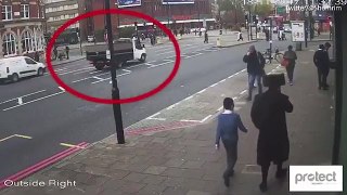 Hit and run van driver ploughs into pedestrian in London