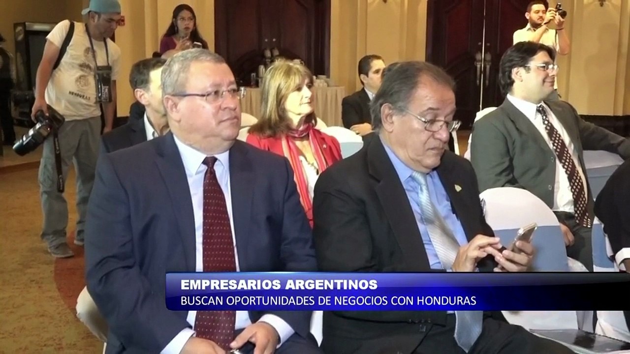 Empresarios argentinos buscan oportunidades de negocios con Honduras