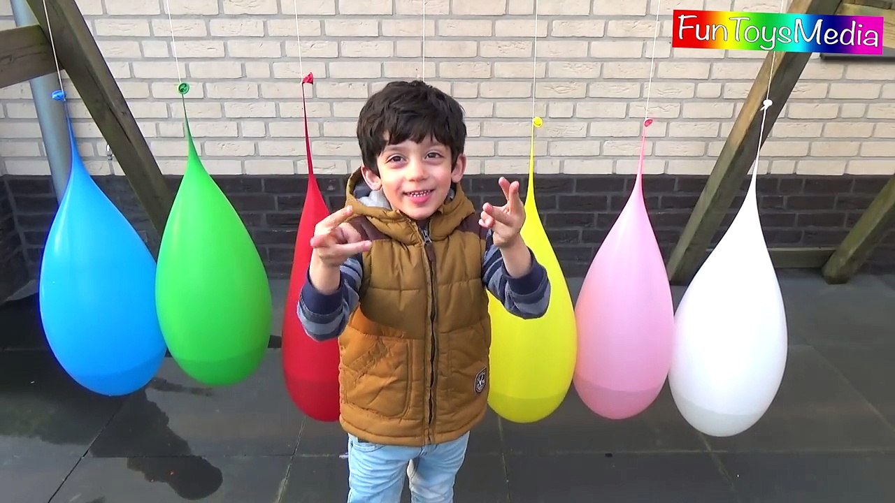 Learn Numbers and Colors with Big Water Balloons for Families, Children and Toddlers-ebMOk_5GMxc