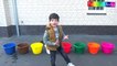 Learn Numbers and Colors with Buckets for Children and Toddlers _ Throw Colours Water Balloons Game-5r6_-guVAMg