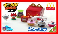 2017 Hello Sanrio/Yo-Kai Watch McDonald's Happy Meal Toys (complete set) | fastfoodTOYcollection