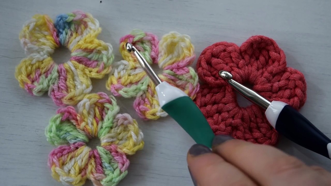 EINFACHE BLUME häkeln | nur für Anfänger geeignet | Anleitung