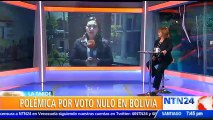 Protestas en Bolivia para convocar a un voto nulo en las próximas elecciones de las autoridades del poder judicial
