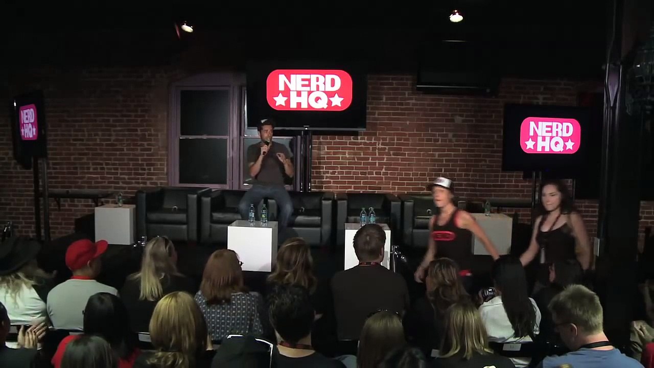 Conversation with Nathan Fillion, Adam Baldwin, & Jewel Staite - Nerd HQ (new) HD - Zachary Levi