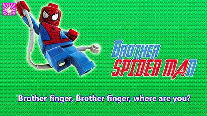Spider Man Finger Family Nursery Rhyme