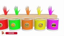 Learn Colors With Hand Body Paint Finger Family Song Nursery Rhymes- Colors for Children Kids