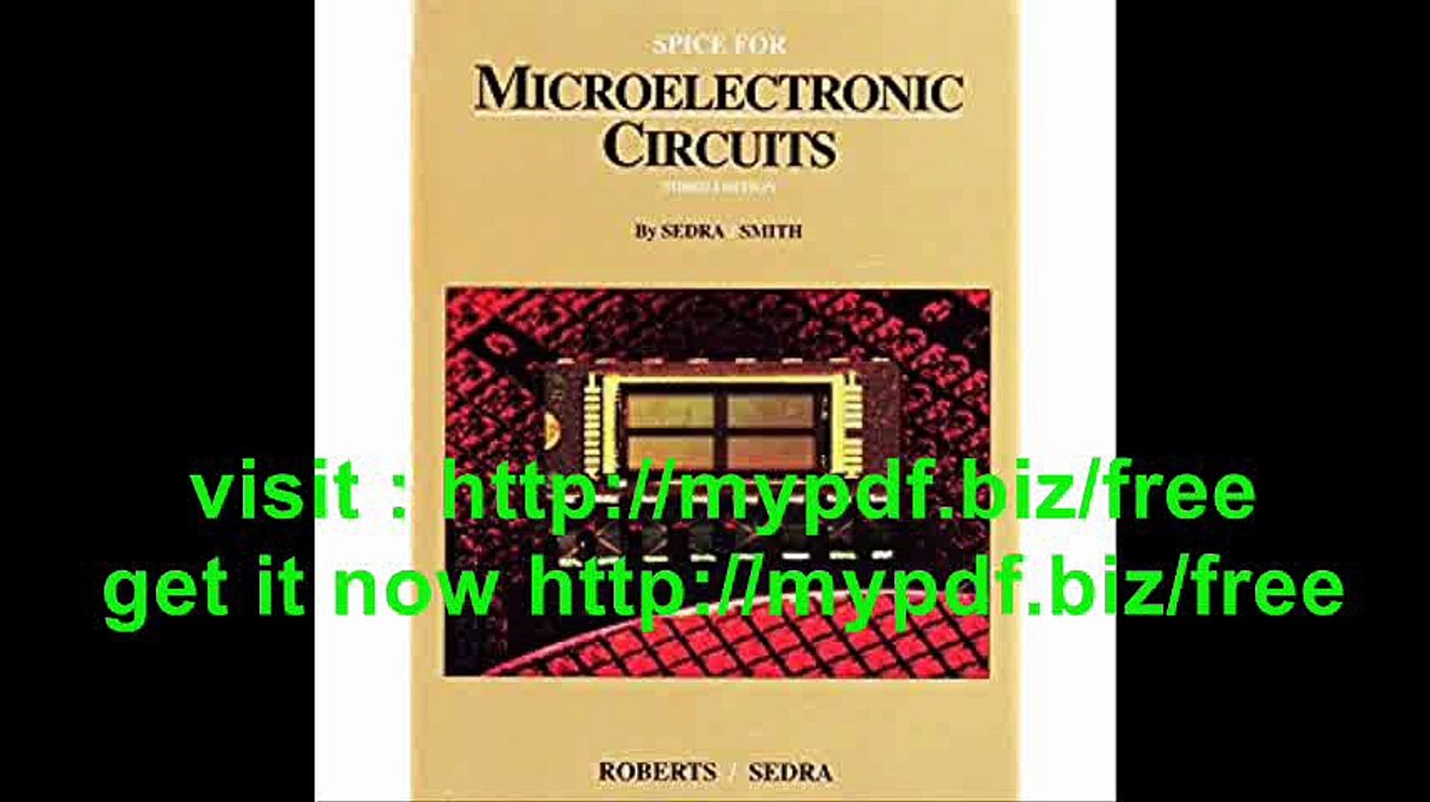 SPICE for Microelectronic Circuits