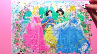 Learn Puzzle Disney PRINCESS Games Cinderella Belle Rapunzel Play Rompecabezas de Kids Toys-IC6ahqmjykY