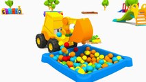 Excavator Max cartoon & a Loader. Cars cartoons & cars games. Baby cartoon with excavator for kids.-ut-RqjAJffI