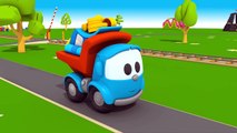 Leo the truck Full Episodes #2. Car cartoon & truck cartoon  Leo truck cartoon. Car animation.-TqGO6XqD0eo