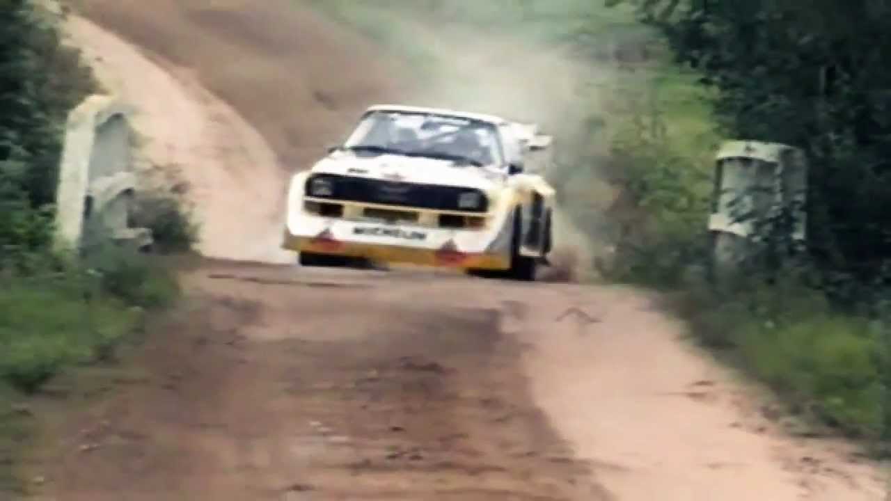 INSANE Audi Quattro Sport S1 1000 Lakes Group B Rally (Pure Engine Sound)