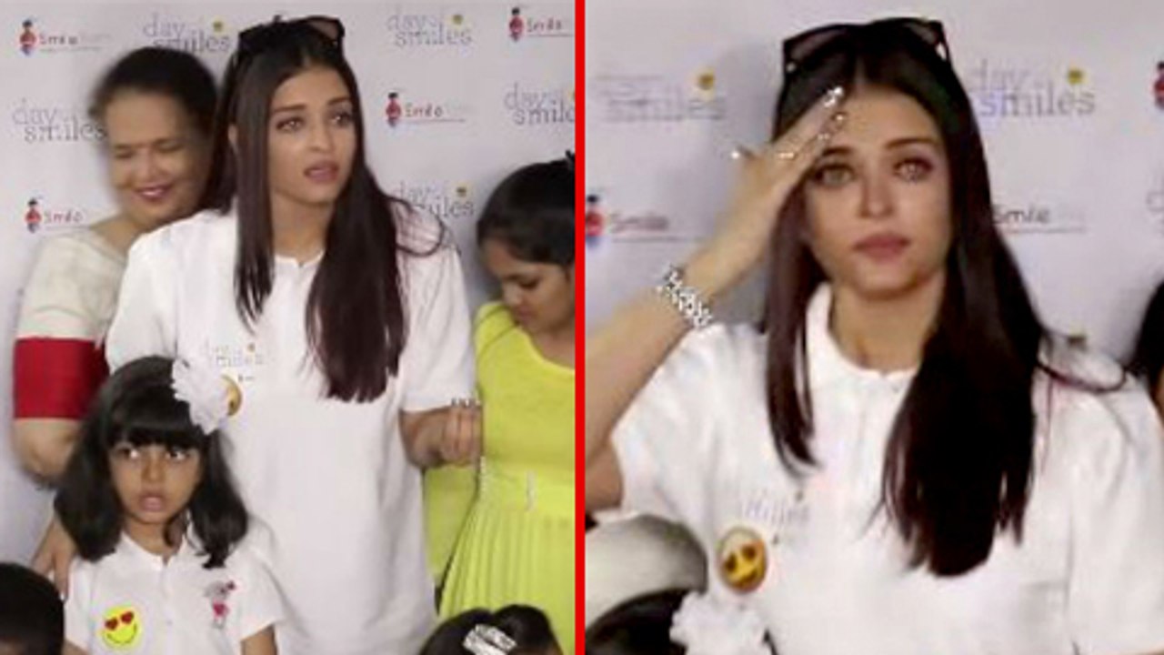 Aishwarya Rai STRATS CRYING In PUBLIC At Smile Train India Event