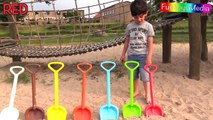 Baby Nursery Rhymes Learn Colors for Children, Toddlers and Babies with Sand and Shovel Toys-Rs8WkItqUjk