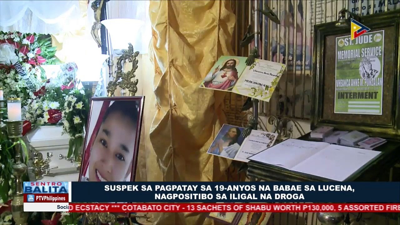 Suspek sa pagpatay sa 19-anyos na babae sa Lucena, nagpositibo sa iligal na droga