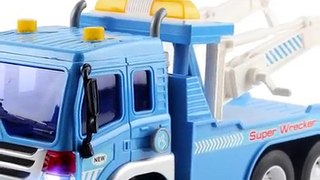 Camión Grúa de Juguete Memtes Friction con Luces y Sonido para niños-93vKFEtiV9w
