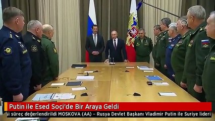 Putin ile Esed Soçi'de Bir Araya Geldi