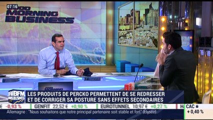 "100% des personnes qui portent les vêtements Percko ont une amélioration de la posture", Quentin Perraudeau - 21/11