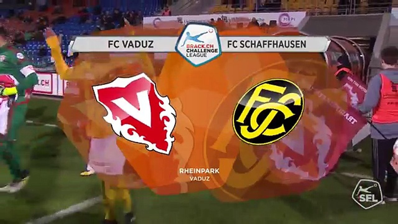 FC Vaduz 2:0 Schaffhausen (Swiss Challenge League. 18 November 2017)