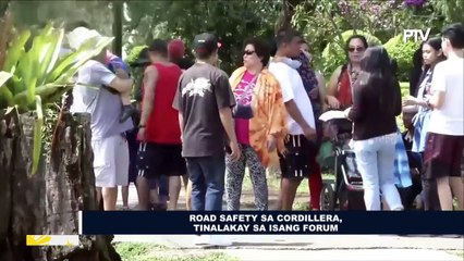 Road safety sa Cordillera, tinalakay sa isang forum