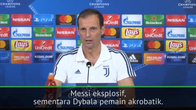 SEPAKBOLA: UEFA Champions League: Anda Tak Bisa Bandingkan Messi Dengan Dybala - Allegri