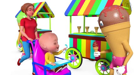 3D Baby & ICE CREAM! Funny Baby Crying for Ice Cream - 3D Animation for Children