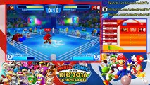 ABM: Donkey Kong Vs Knuckles!! BOXING!! Mario & Sonic Rio Olympic Games!! HD