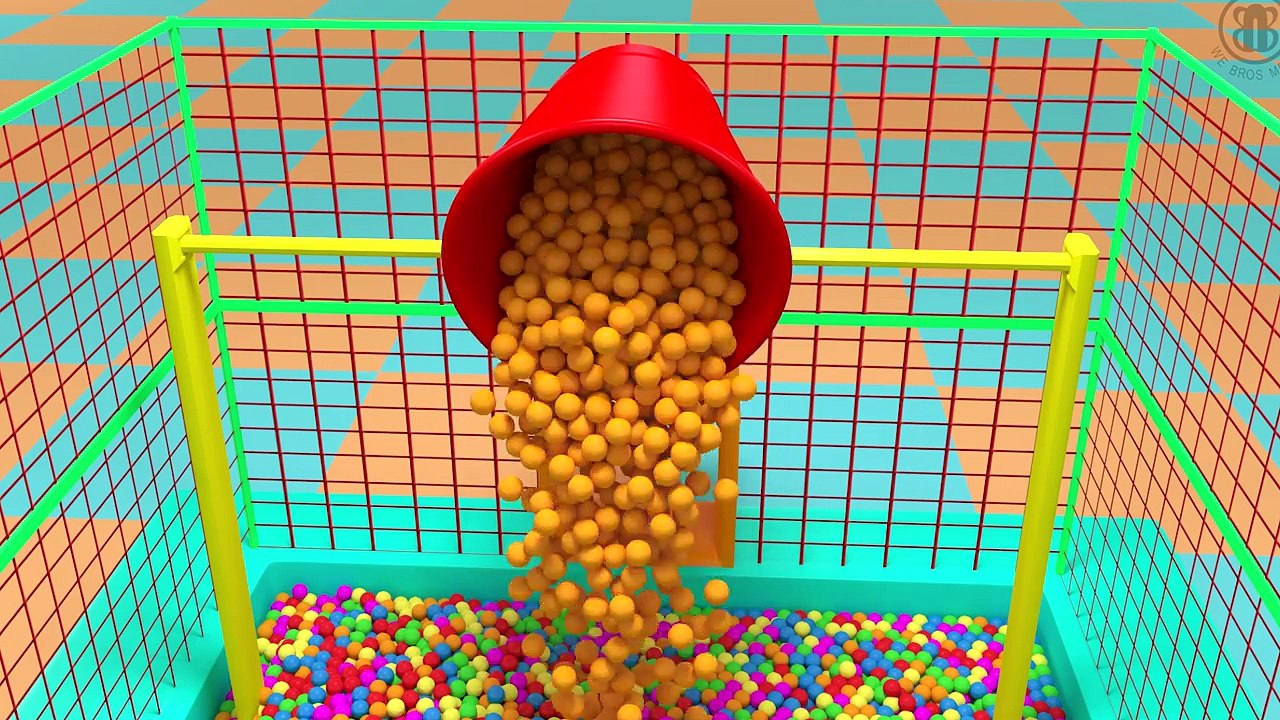 Indoor Playground LEARN COLORS for Kids - FUN Kids Play Area for Children