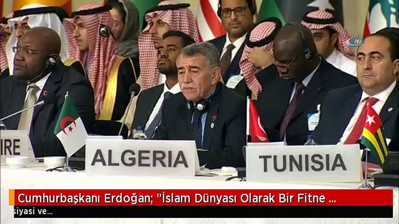 Cumhurbaşkanı Erdoğan: "İslam Dünyası Olarak Bir Fitne Döneminden Geçtiğimiz Aşikardır"