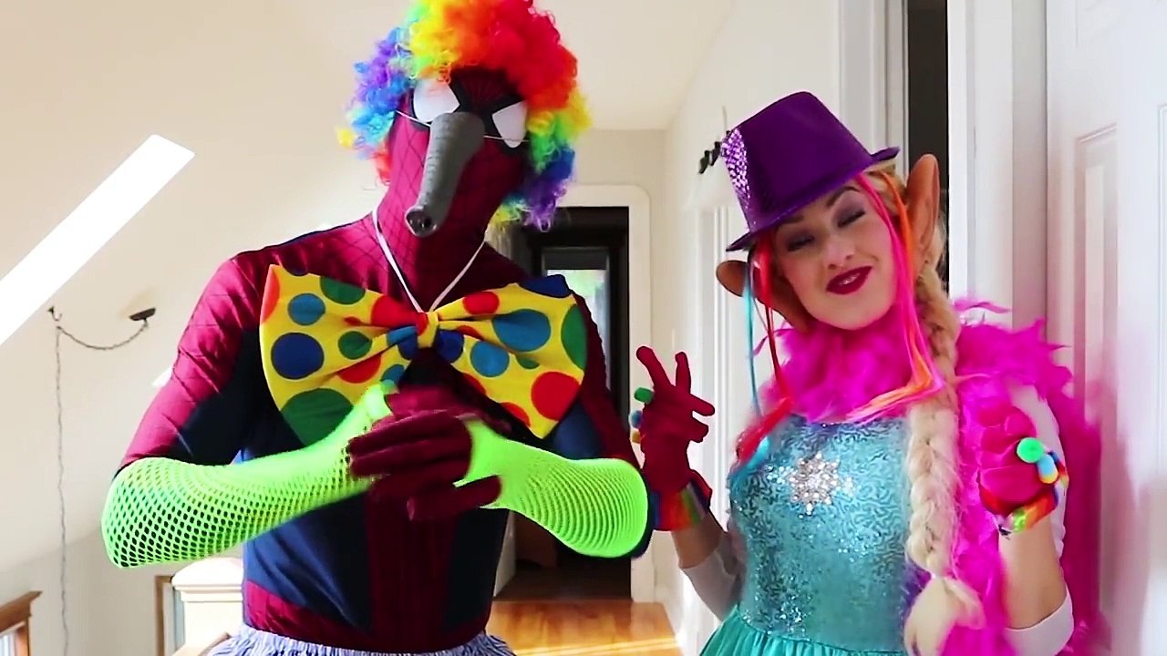 HALLOWEEN MAKEOVER CHALLENGE! w_ Frozen Elsa Spiderman Maleficent Cake Funny Kids Video in real life | Superheroes | Spiderman | Superman | Frozen Elsa | Joker