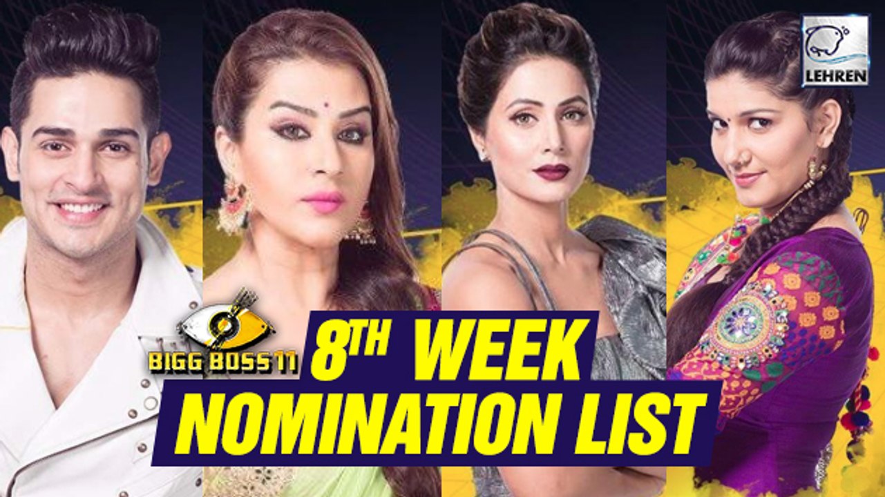 Bigg Boss 11 Eighth Week Nomination List OUT