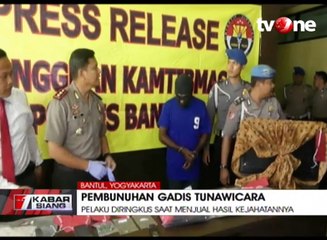 Pelaku Pembunuhan Gadis Tunawicara Dibekuk Polisi