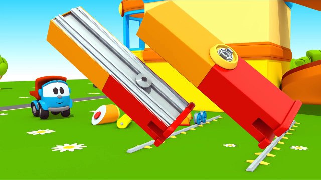 Leo the truck Carwash. Car cartoons & cartoons for kids. Leo and Lifty. Leo the truck cartoon.-4C7JYnxCdtA