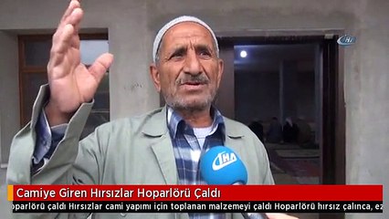 Camiye Giren Hırsızlar Hoparlörü Çaldı