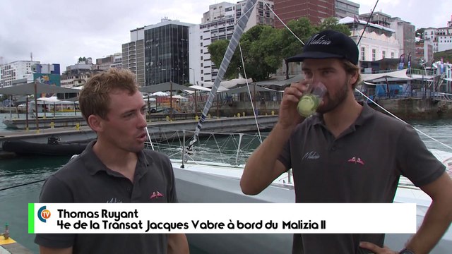 Sports : Thomas Ruyant, 4éme de la Jacques Vabre - 21 Novembre 2017