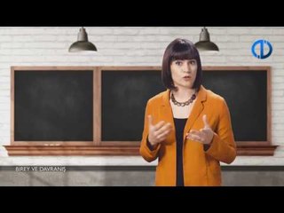 BİREY VE DAVRANIŞ - Ünite 8 Konu Anlatımı 1