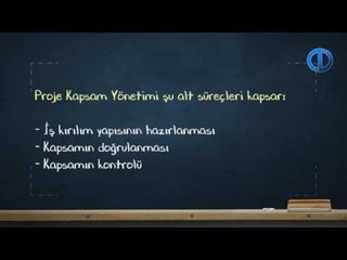 PROJE YÖNETİMİ - Ünite 4 Konu Anlatımı 1