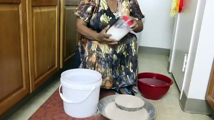 Ethiopian Food/Bread How to make Injera using Teff only የጤፍ እንጀራ አሰራር