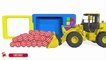 Colors For Children With Balls Surprise Eggs Microwave Oven Truck Cars Vehicles Street