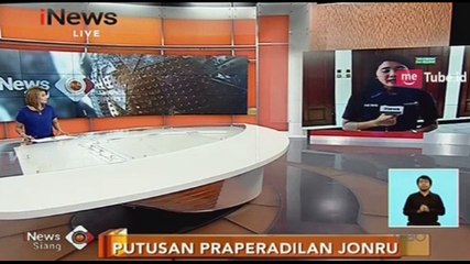 Putusan Praperadilan Jonru Ginting Digelar Hari Ini