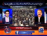Watch Shahzeb Khanzada's Tough Questions to Rana Sanaullah Over Islamabad Dharna