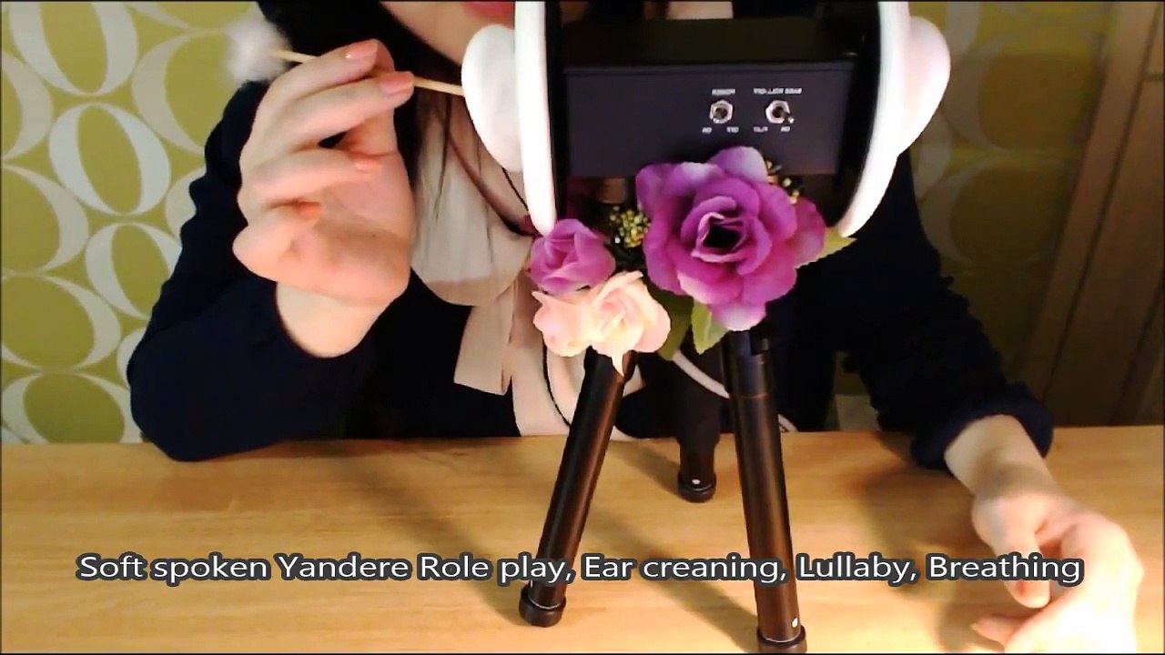 (SUB)ASMR Korean Yandere Roleplay, Ear cleaning 얀데레의 귀청소
