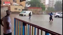 قارئ يشارك بفيديو لأمطار جدة فى السعودية