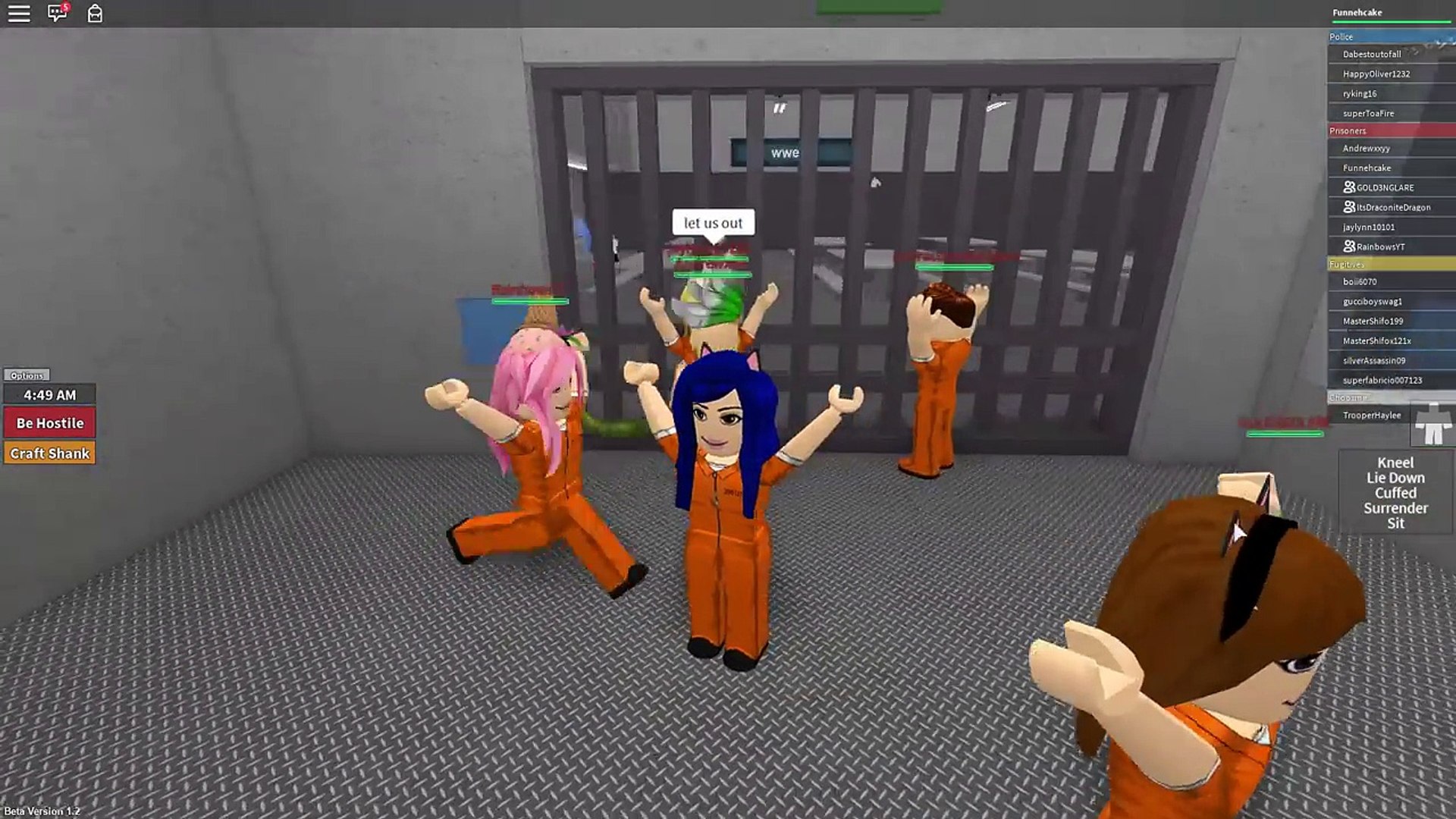 Roblox Prison We Get Sent To Prison Escape Itsfunneh - roblox dance off itsfunneh