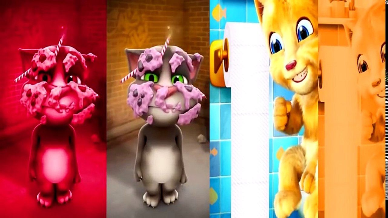 ✿ ★ NEW Learn Colors ★ with My Talking TOM Colours for Kids animation education cartoon compilation