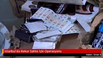İstanbul'da Rekor Sahte İçki Operasyonu