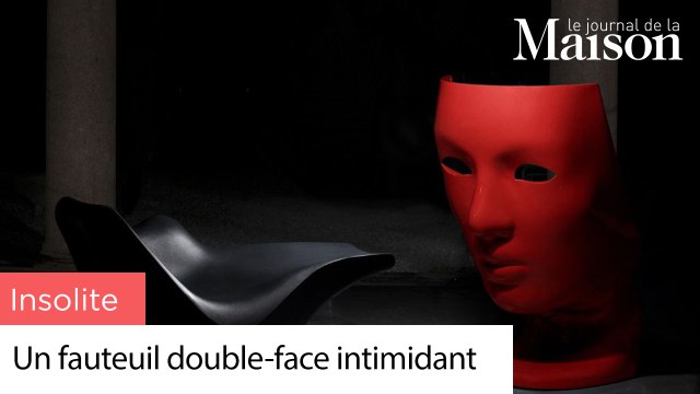 Déco insolite : un fauteuil double-face intimidant …