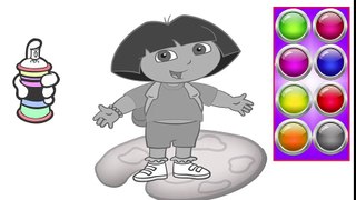 ✿ Learn Colors with DORA The Explorer - Learning Color Animation for Baby Toddlers Kids and Children